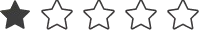 calificación de una estrella
